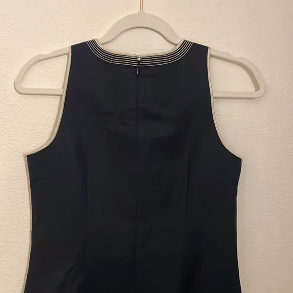 Ann Taylor Navy Button Dress Size 0 - Picture 4 of 5